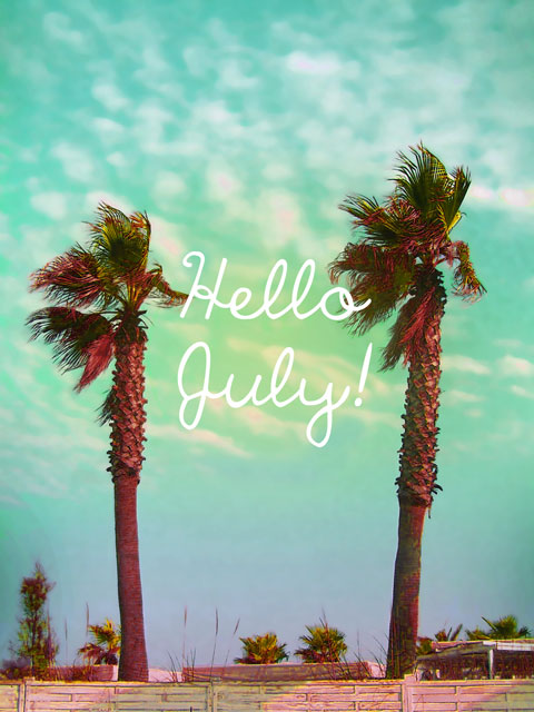 image gratuite Hello July