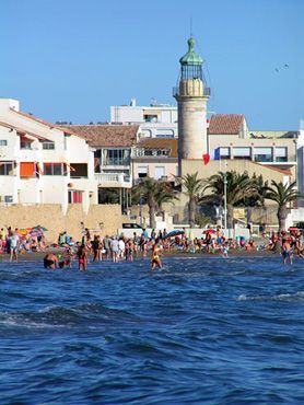 station balnéaire en Méditerranée