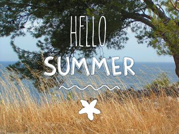 hello summer, bienvenue à l'été