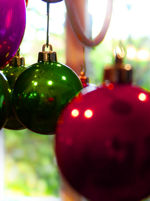 Boules de décoration de Noël