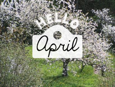 carte Hello April pour accueillir le mois d'avril