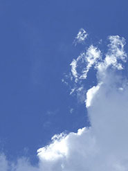 Photo de ciel avec nuage blanc