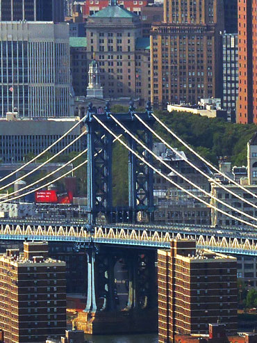 détail de l'image du pont sur l'East River