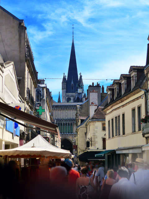 Photographie gratuite d'une rue piétonne à Dijon