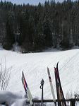 paysage et skis