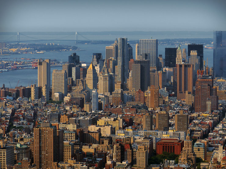 Manhattan Verrazano Narrows bridge