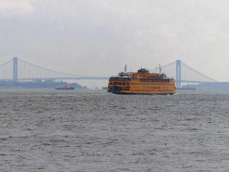 le bateau gratuit pour aller de Manhattan à Staten Island