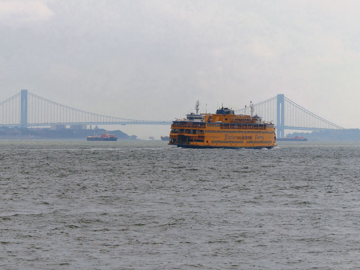 le bateau gratuit pour aller de Manhattan à Staten Island
